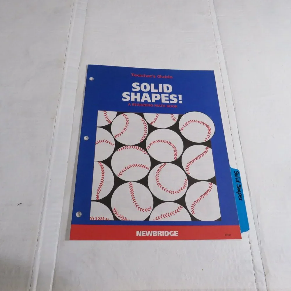 Solid Shapes BIG BOOK (almost 2 feet tall) with teacher pages CLASSROOM SIZE